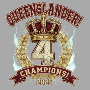 Queenslander 'Unrivaled Champions' Unisex T-Shirt Design