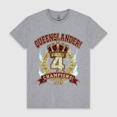 Queenslander 'Unrivaled Champions' Unisex T-Shirt Thumbnail