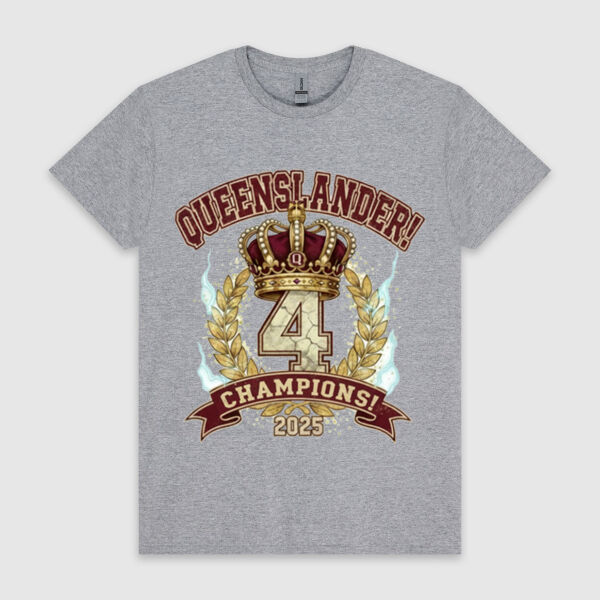 Queenslander 'Unrivaled Champions' Unisex T-Shirt Thumbnail