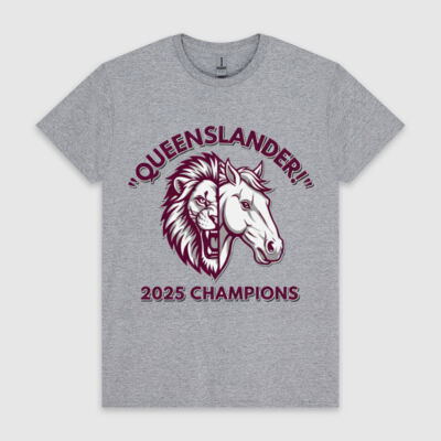 Queenslander '2025 Champions' Unisex T-Shirt Thumbnail
