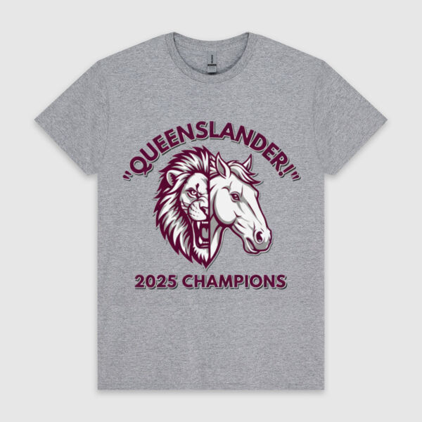 Queenslander '2025 Champions' Unisex T-Shirt Thumbnail
